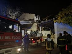 RIVAROLO - Crolla il tetto di un cascinale, nottata di paura in Canton Mosetti - FOTO