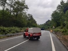 BALDISSERO CANAVESE - Lampioni pericolanti nella galleria della pedemontana - FOTO