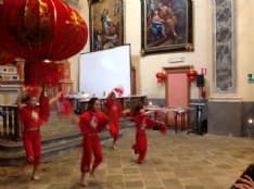 CUORGNE' - Italiani e cinesi festeggiano insieme - FOTO