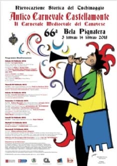 CASTELLAMONTE - Dal 3 febbraio torna lo Storico Carnevale