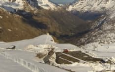 CERESOLE REALE - I mezzi spalaneve hanno raggiunto la diga del Serrù - FOTO