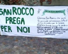SAN FRANCESCO - I fedeli invocano la protezione di San Rocco sul paese - FOTO
