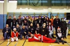 CUORGNE' - Scherma medievale, Christmas Cup: sugli scudi Paolo Miotto e Elizabeth Anne Pennock