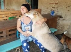 BARBANIA - Calci e pugni da due balordi, salvata dai cani