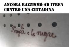 IVREA - Anpi e Consulta Stranieri contro le scritte razziste