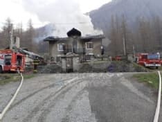 CERESOLE REALE - Incendio devasta un'abitazione in borgata Borgiallo - FOTO