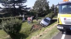 OZEGNA - Incidente stradale sulla provinciale per Castellamonte