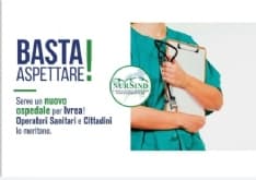 IVREA - Manifesti del Nursind in città per dire «Si» al nuovo ospedale: «La politica locale non perda l'ennesimo treno»