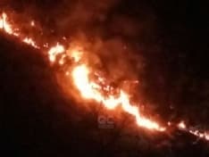 LUGNACCO-ALICE - Gli incendi tornano a devastare l'alta Valchiusella