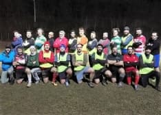CUORGNE' - I ragazzi della nazionale italiana salutano il Canavese Rugby - VIDEO