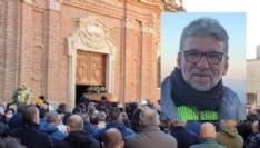 RIVAROLO CANAVESE - Chiesa di San Giacomo piena di gente per l'ultimo saluto a Vincenzo Pignone - FOTO
