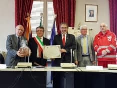 CASTELLAMONTE - Cittadinanza onoraria alla Croce Rossa sotto gli occhi dei genitori di Gloria Rosboch - FOTO e VIDEO