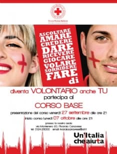 RIVAROLO - La croce rossa cerca nuovi volontari: presentazione del corso il 27 settembre
