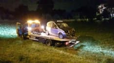 CASTELLAMONTE - Auto contro un albero: il conducente al Cto - FOTO