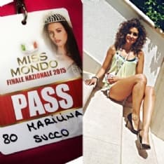 CASTELLAMONTE - Marilina Succo protagonista a Miss Mondo Italia 2015