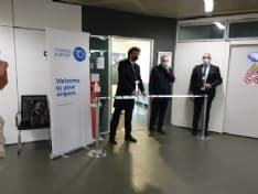 CASELLE - In aeroporto il nuovo «Covid Test Point» in collaborazione con Asl Torino e Air Medical