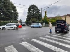 CASTELLAMONTE - Incidente stradale, due auto coinvolte