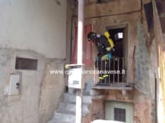 CUORGNE' - TROVATO CADAVERE MUMMIFICATO - FOTO e VIDEO