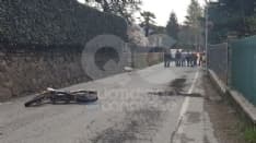 TRAGEDIA A CUORGNE' - Muore a 15 anni cadendo con la moto sulla strada per Buasca - FOTO