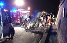 INCIDENTE STRADALE - 35enne di Montanaro ferito sulla tangenziale di Torino - FOTO