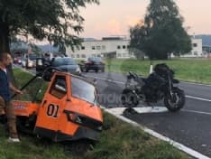 SETTIMO VITTONE - Incidente moto contro Ape: due ragazzi feriti