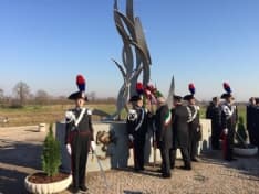 VOLPIANO - Il ricordo dei carabinieri deceduti nell'incidente - VIDEO