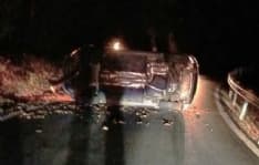 VAL DI CHY - Incidente nella notte ad Alice Superiore sulla provinciale della Valchiusella: un ragazzo ferito - FOTO