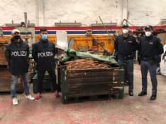 RONDISSONE - La Polizia di Stato recupera una tonnellata e mezza di rame rubato su un furgone