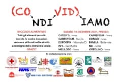 RACCOLTA ALIMENTARE - Torna sabato a Ivrea, Banchette, Montalto e Burolo