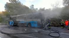 TORRE - Incendio devasta pullman Gtt sulla linea Rivarolo-Ivrea: la procura di Ivrea aprirà un'inchiesta