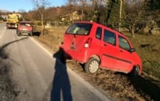 BALDISSERO - Incidente sulla provinciale: un ferito - FOTO