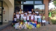 COLLERETTO G. - Successo per il banco alimentare dei bambini - FOTO