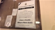STRAGE A RIVAROLO CANAVESE - Manifesti a lutto del Comune per ricordare le vittime: Liliana, Osvaldo, Wilson e Maria Grazia