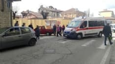 CASTELLAMONTE - Una donna investita sulle strisce pedonali