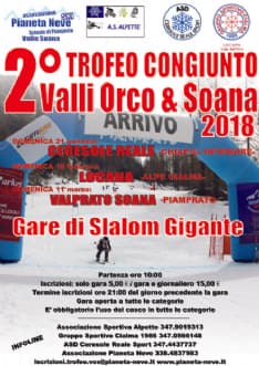 SCI - Seconda tappa del Trofeo Congiunto Valli Orco e Soana