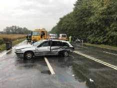 IVREA - Brutto incidente stradale sulla statale 26: quattro donne ferite. Una al Cto - FOTO E VIDEO