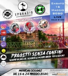 IVREA - Anche Mugnaia e Generale per la maratona solidale «Progetti Senza Confini»