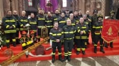 CASTELLAMONTE - Vigili del fuoco in festa per Santa Barbara - FOTO
