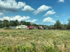 SCARMAGNO - Fiamme nei campi, intervento dei vigili del fuoco