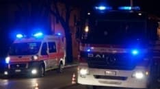 BUROLO - Auto si schianta e prende fuoco: due feriti gravi