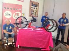 RIVAROLO CANAVESE - La città si colora di rosa per il Giro d'Italia di Handbike - VIDEO
