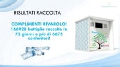 RIVAROLO - Ben 167mila bottiglie recuperate all'Urban Center