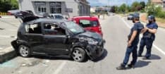RIVAROLO CANAVESE - Incidente in Corso Re Arduino: due persone ferite - FOTO E VIDEO