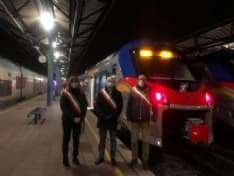 FERROVIA CANAVESANA - Viaggio inaugurale per i nuovi treni Pop di Trenitalia - FOTO