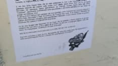 CUORGNE' - Manifesti degli anarchici contro gli Alpini: «Sparano, depredano, affamano e uccidono»