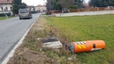 CASTELLAMONTE - Il finto autovelox di nuovo abbattuto: una vendetta?