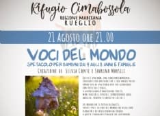 RUEGLIO - Voci del mondo: lo spettacolo teatrale fatto di storie e musiche suggestive