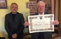 CUORGNE' - Felice Bonatto presidente onorario del Club Alpino