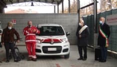 SAN GIORGIO CANAVESE - Inaugurato il nuovo mezzo della Croce Rossa - FOTO