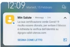 CANAVESE - «Green pass clonato»: sms in arrivo ma è una truffa. L'allarme della polizia postale